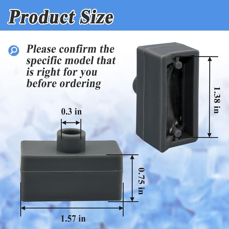 Ebrmeiwo 10Pcs Filter Piece Replacement Parts, Fits Ice Maker OPAL01GENSS,OPAL01GENKT, etc - Image 3